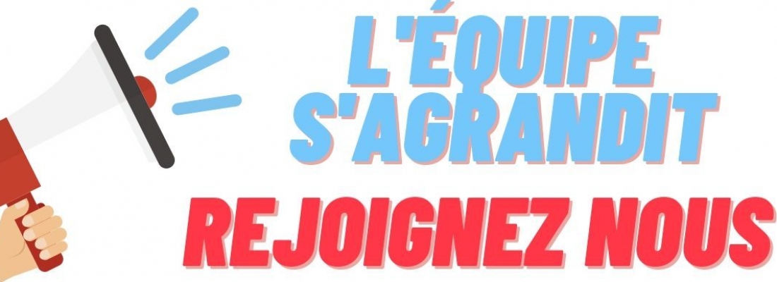 Notre équipe s’agrandit !